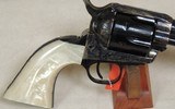 Uberti Outlaws & Lawmen 1873 Cattleman "Dalton" Engraved .45 Colt Revolver NIB S/N UL5658XX - 9 of 10