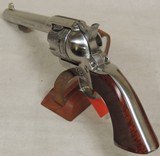 Uberti 1873 Cattleman El Patrón .45 Colt Engraved Stainless Revolver NIB S/N N13473XX - 5 of 9