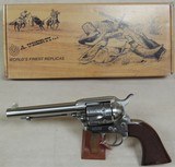 Uberti 1873 Cattleman El Patrón .45 Colt Engraved Stainless Revolver NIB S/N N13473XX - 9 of 9
