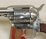 Uberti 1873 Cattleman El Patrón Belleza .45 Colt Engraved Stainless Revolver NIB S/N N13474XX - 3 of 9