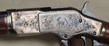Uberti 1873 Limited Edition Deluxe .45 Colt Caliber John Wayne Big Loop Short Rifle NIB S/N W88707XX - 4 of 9
