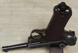 DWM 1921 German Luger 9mm Caliber Pistol w/ Wilh.Schmidt Holster & Tool S/N 1223XX - 5 of 10