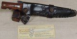 WWII Custom Shop Made Survival / Fighting Knife & Sheath - 5 of 6