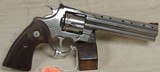 2020 Colt Python 6" Stainless .357 Magnum Caliber Revolver NIB S/N PY207265XX - 1 of 8