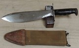 WWI US Model 1917 Trench Bolo Knife & Scabbard