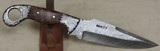 Sanity Knives Al Capone Damascus Knife w/ Brazilian Rosewood Handle & Sheath - 3 of 6