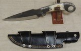 Sanity Knives Al Capone D2 Steel Knife w/ Stag Antler Handle - 5 of 7