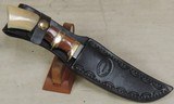 G.A. Parrish Custom Clip Point Fighter Style Knife & Sheath Fairbanks Alaska - 6 of 6
