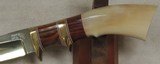 G.A. Parrish Custom Clip Point Fighter Style Knife & Sheath Fairbanks Alaska - 4 of 6