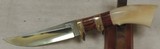 G.A. Parrish Custom Clip Point Fighter Style Knife & Sheath Fairbanks Alaska - 3 of 6