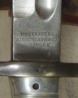 Modelo Argentino 1891 Mauser Army Infantry Rifle Bayonet *Weyersberg Kirschbaum & Co. Solingen - 6 of 7