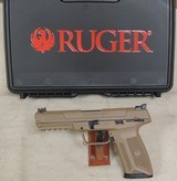 Ruger 57 Dark Earth 5.7x28mm Caliber 20 Round Semi-Auto Pistol NIB S/N 643-65677XX - 1 of 6