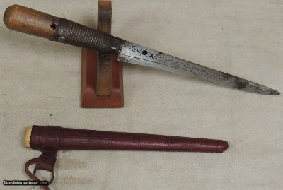 Algerian Bou-Sadda Khodmi Knife & Sheath