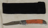 HK Parker Trapper Folding Knife *Exotic Wood Scales - 1 of 7
