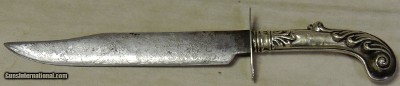 W. Middlemore American Civil War Heavy Clip Point Belt Knife