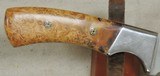 Custom Handmade Drop Point Knife *Birds Eye Maple Scales - 8 of 9