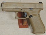 Glock 19x FDE 9mm Caliber Gen 5 Pistol NIB S/N BWBG893XX