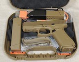 Glock 19x FDE 9mm Caliber Gen 5 Pistol NIB S/N BWBG893XX - 4 of 5
