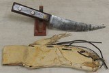 American Plains Indian Scalping Knife & Sheath - 4 of 7
