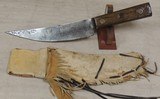 American Plains Indian Scalping Knife & Sheath - 2 of 7