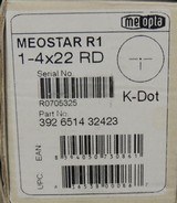Meopta Sports MeoStar R1 1-4x22 RD K-Dot Rifle Scope - 4 of 4