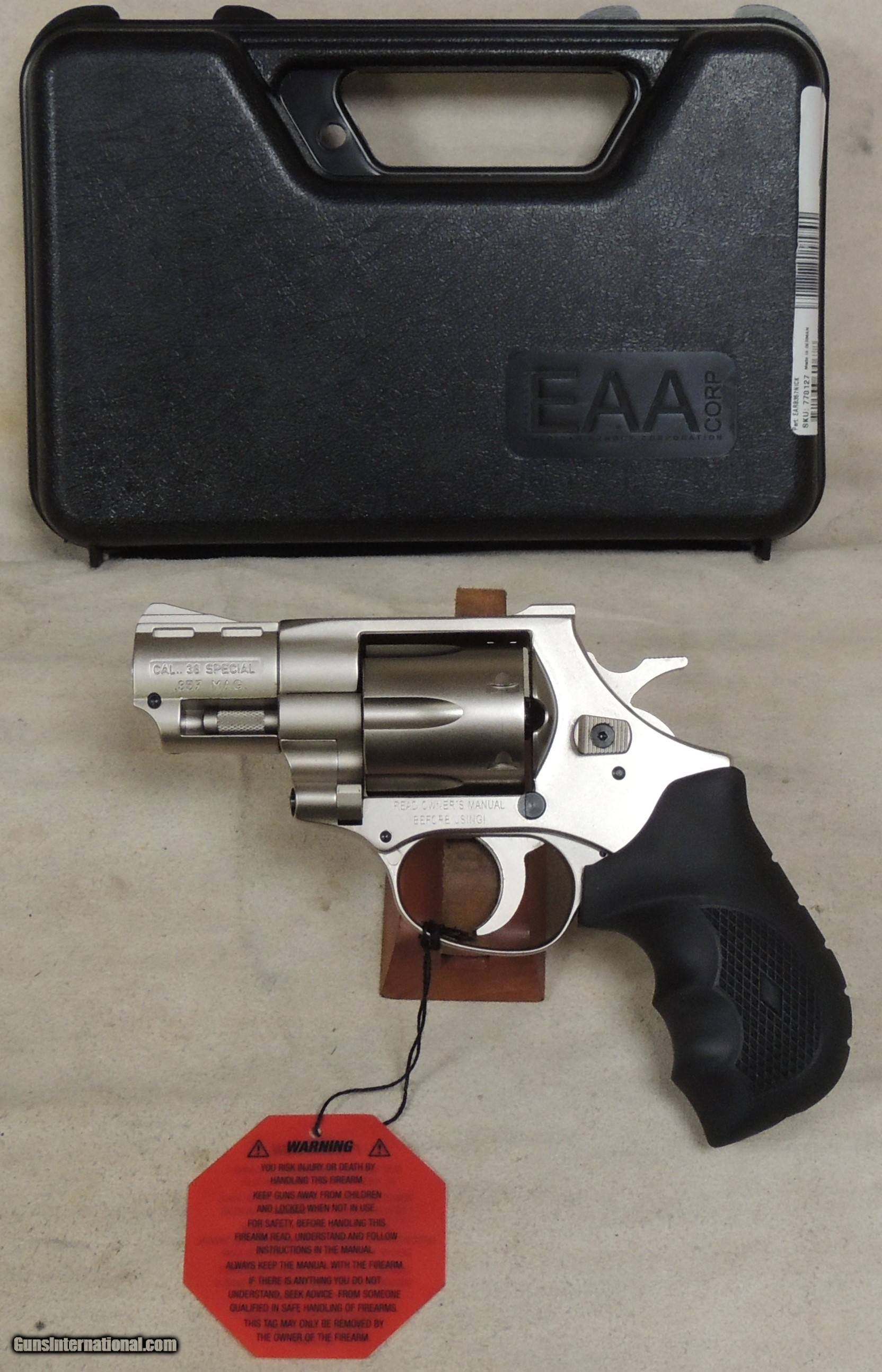Eaa Weihrauch Windicator 357 Magnum 2 Barrel Revolver Nib Sn 1777166xx 4910