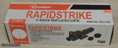 Firefield Rapid Strike 1-4x24 - Circle Dot Riflescope NIB #FF13071K