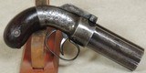 Manhattan Double Action 5 Shot 31 Caliber Pepperbox Percussion Revolver S/N 39XX - 4 of 6