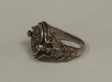 Vintage WWII U.S. Military Secret Compartment Sterling Silver Ring *6 1/2 Size - 3 of 7