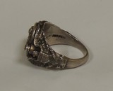 Vintage WWII U.S. Military Secret Compartment Sterling Silver Ring *6 1/2 Size - 6 of 7
