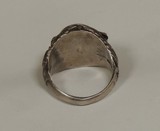 Vintage WWII U.S. Military Secret Compartment Sterling Silver Ring *6 1/2 Size - 7 of 7