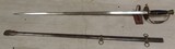 U.S. Model 1860 Staff & Field Officer's Sword With Scabbard
