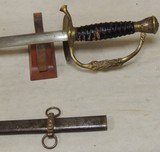 U.S. Model 1860 Staff & Field Officer's Sword With Scabbard - 2 of 6