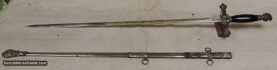 E.A. Armstrong Masonic Knights Templar Sword & Scabbard