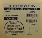 Leupold VX-III 6.5-20x40mm Long Range Scope #57175 *AS NIB - 2 of 7