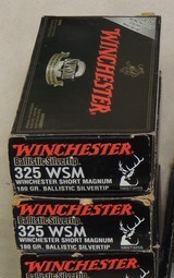 Winchester Supreme .325 WSM Ballistic Silvertip 180 Grain Ammo *20 Rd Box