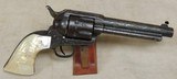 Colt Engraved Single Action Army SAA .44/40 Caliber Revolver 