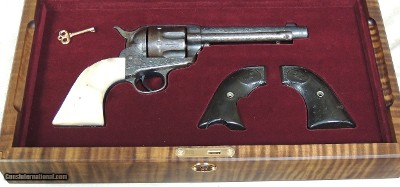 Colt Engraved Single Action Army SAA .44/40 Caliber Revolver 