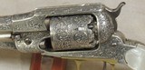 Remington 1861 Old Model Army Fully Engraved Nickel Percussion Revolver S/N 2623XX - 4 of 19