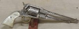 Remington 1861 Old Model Army Fully Engraved Nickel Percussion Revolver S/N 2623XX - 14 of 19