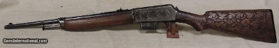 Winchester Model 1907 .35 S.L. Caliber Engraved First Year Production Takedown Rifle S/N 5928XX