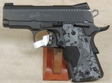 Kimber Custom Shop Ultra Covert .45 ACP Caliber 1911 Pistol w/ Crimson Trace Camo LG NIB S/N KU379973XX - 1 of 6