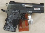 Kimber Custom Shop Ultra Covert .45 ACP Caliber 1911 Pistol w/ Crimson Trace Camo LG NIB S/N KU379973XX - 3 of 6