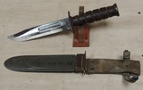 Original WWII Camillus U.S.N. Mark 2 Knife & Sheath - 1 of 6