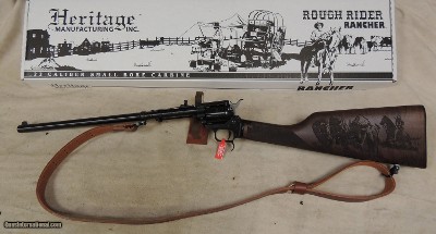 Heritage Arms TALO Buffalo Edition Rough Rider Rancher Carbine .22 LR Caliber Revolving Rifle NIB S/N 3PH307949XX