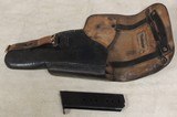 Post WWII German Police Soft Shell Walther P-38 Military Belt Holster - 4 of 5