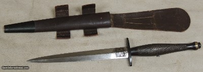 Fairbairn-Sykes WWII Military Fighting Knife *Type III Second Pattern *Wilkenson Sword of London Marked