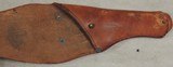 U.S. WWII M1916 Reproduction 1911 .45 cal Brown Leather Hip Holster Embossed US - 3 of 3