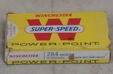 Vintage Winchester Super Speed .284 Winchester Power Point Ammo - 1 of 4