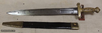 AMES MFG CO 1832 U.S. Foot Artilleryman’s Short Sword & Scabbard